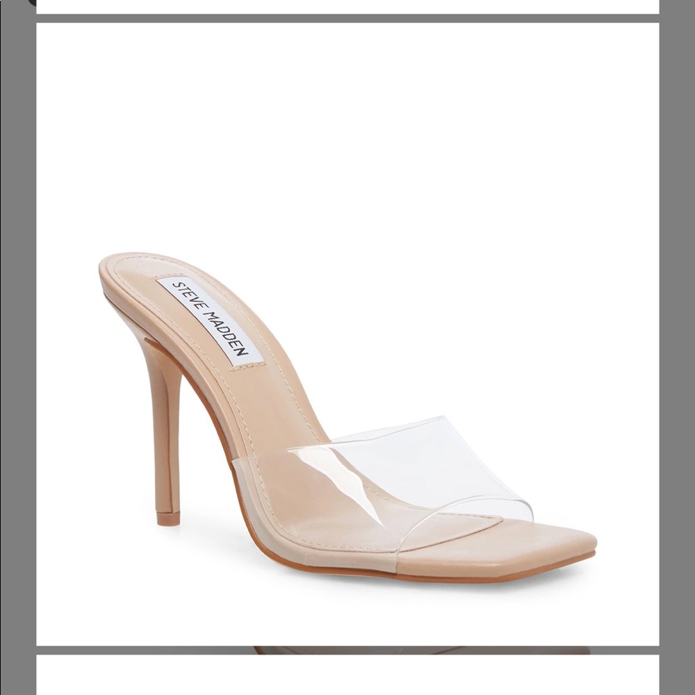 steve madden signal clear heels 6.5